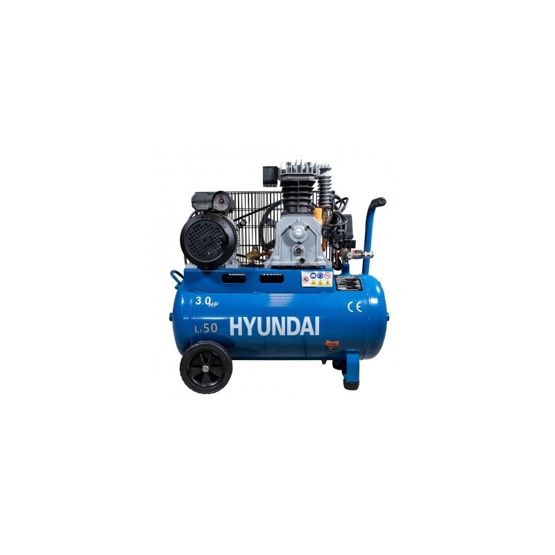 Compresor de Aire por Correa Hyundai HYACB50-31 de 50 Litros