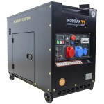 Generador Diésel Insonorizado de 8kVA KOMPAK KD8000SET-CAMO | Maquinaria Kompak - Ref: KD8000SET-CAMO