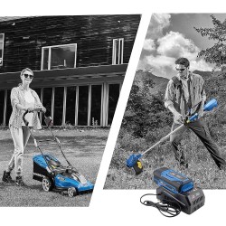 HYLM3801-58V-SET Promo Pack Cortacésped + Cortadores a batería
