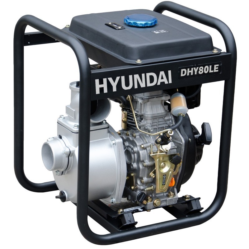 Motobomba Diésel Hyundai Aguas Limpias - DHY80LE