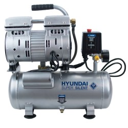 Compresor Silencioso Hyundai HYAC50-2S 50L | Profesional