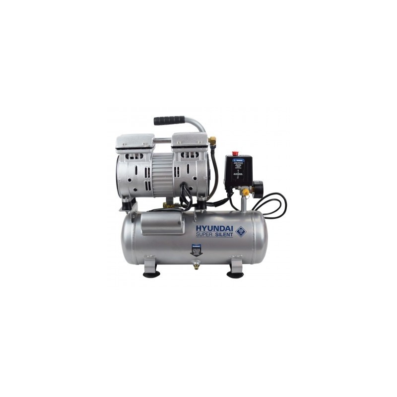 Compresor Silencioso Hyundai 50 Litros - HYAC50-2S