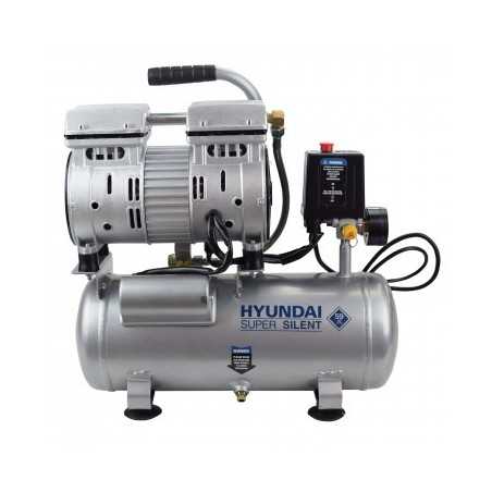Compresor Silencioso Hyundai 50 Litros - HYAC50-2S