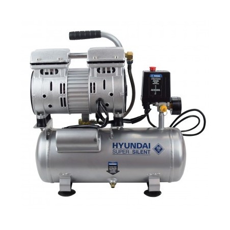 Compresor Silencioso Hyundai HYAC100-3S 100L