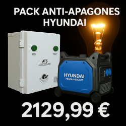 Oferta limite -Generador Inverter 6500W + Cuadro ATS-HY6500SEI