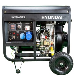 Generador Diésel Monofásico Hyundai Serie Pro 5500 W - DHY6000LEK