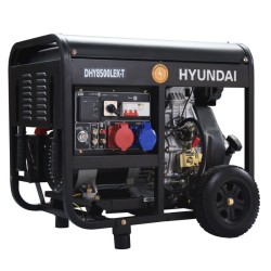 Generador Diésel Trifásico Hyundai DHY8500LEK-T  7.9 KVA