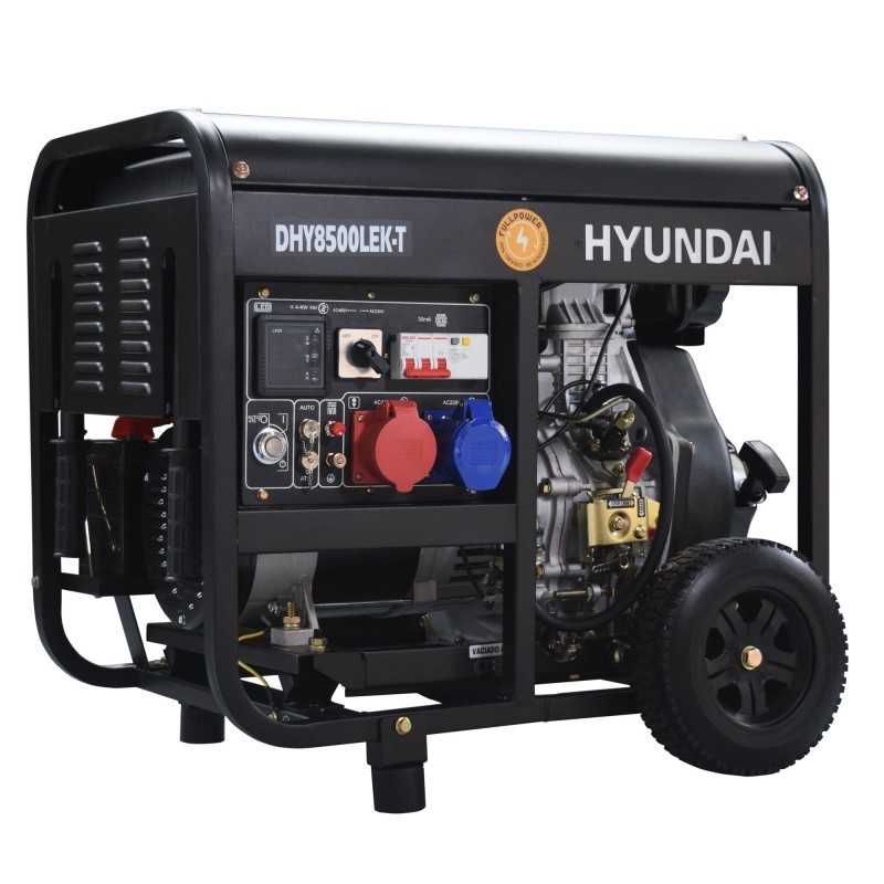 Generador Diésel Full Power Hyundai Serie Pro - DHY8500LEK-T Generador Diésel Full Power Hyundai Serie Pro - DHY8500LEK-T