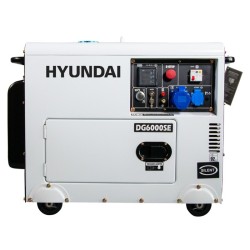 Generador Diésel Insonorizado Hyundai DHY6000SE 5.3KW ATS
