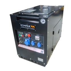 Generador Diésel Insonorizado de 8kVA KOMPAK KD8000SET-CAMO | Maquinaria Kompak - Ref: KD8000SET-CAMO