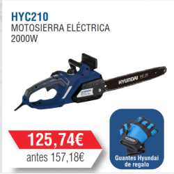 Motosierra Eléctrica Hyundai 2000W -HYC210 -