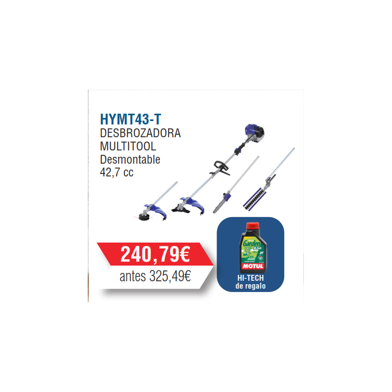 Kit Desbrozadora  Multifunción Hyundai 4 EN 1-HYMT43