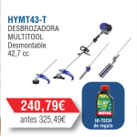 Kit Desbrozadora  Multifunción Hyundai 4 EN 1-HYMT43