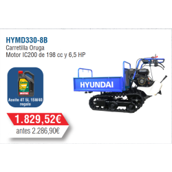 Carretilla Oruga Gasolina Hyundai- HYMD300-8B