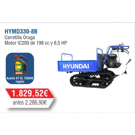 Carretilla Oruga Gasolina Hyundai- HYMD300-8B