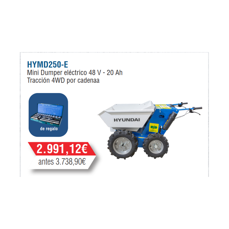 Mini Dumper a Batería Hyundai- HYMD250-E