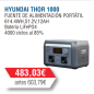 Estación Batería Hyundai 1000W -1600W -614Wh -HY-THOR1000