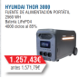 Estación Batería Hyundai 3000W - 5000W - 2560Kh - HY-THOR3000