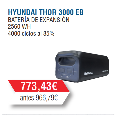 Batería de Expansión Hyundai THOR-3000 EB