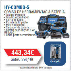 Oferton Maletin Herramientas a Batería Hyundai-HYCOMBO-5