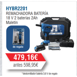 Remachadora a bateria HYBR2201