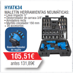 Maletín de Herramienta Neumática Hyundai HYATK34