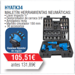 Maletín de Herramienta Neumática Hyundai HYATK34