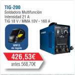 TIG-200 Soldadora Inverter MOSFET HYUNDAI