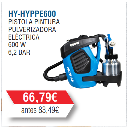Pistola Pintura Eléctrica Hyundai - HY-HYPPE600-