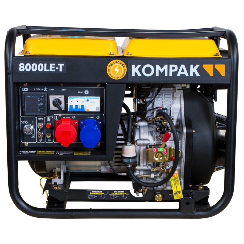 Generador Diésel Kompak KP-8000LE-T (Full Power)