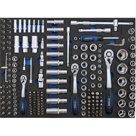 Carro de Herramientas Completo Hyundai HY-K297-5 - 297 Piezas - 5 Cajones Equipados
