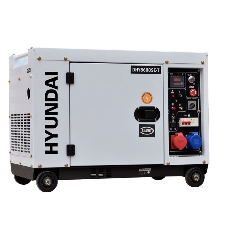 Generador Silent Trifásico Hyundai DHY8600SE-T 7.9 KVA