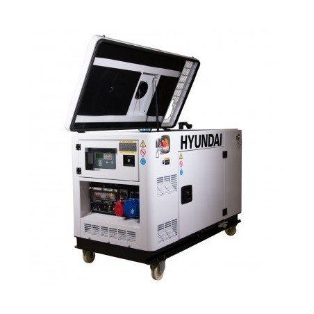 Generador Diésel Trifásico Refrigerado por agua Hyundai 12,5 KVA Silent Pro - DHY12000XSE-T