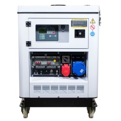 Generador Diésel Trifásico Refrigerado por agua Hyundai 12,5 KVA Silent Pro - DHY12000XSE-T
