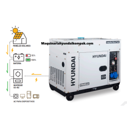 Generador Silent Hyundai DHY8600SE-LRS 6.3 KW