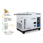Generador Silent Hyundai DHY8600SE-LRS 6.3 KW