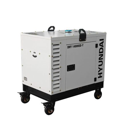 Generador Diésel Bicilíndrico Hyundai DHY14000SE-T Insonorizado 13,8 kVA Trifásico/Monofásico