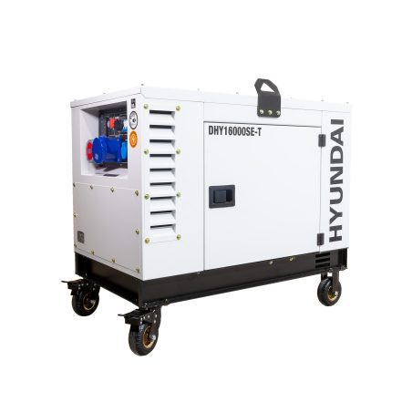 Generador Diésel Bicilíndrico Hyundai DHY16000SE-T Insonorizado 16,3 kVA Trifásico/Monofásico