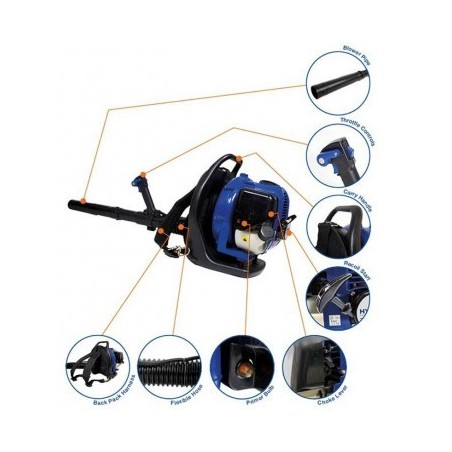 Soplador de Mochila Hyundai HYB33 - 33cc Ergonómico