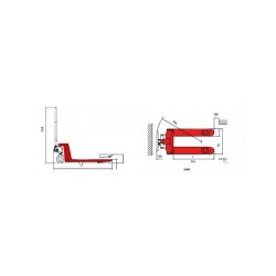 KP-MPT25 Transpaleta Manual Kompak