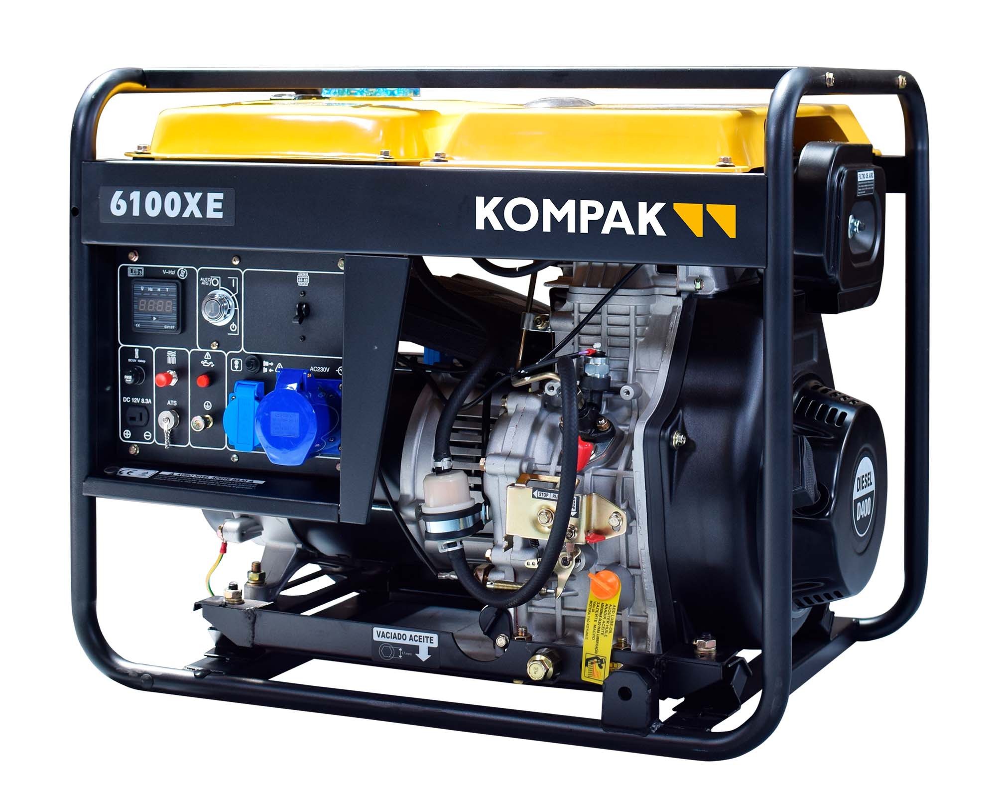 Generadores Diésel con Arranque por Señal (ATS) | Hyundai Kompak