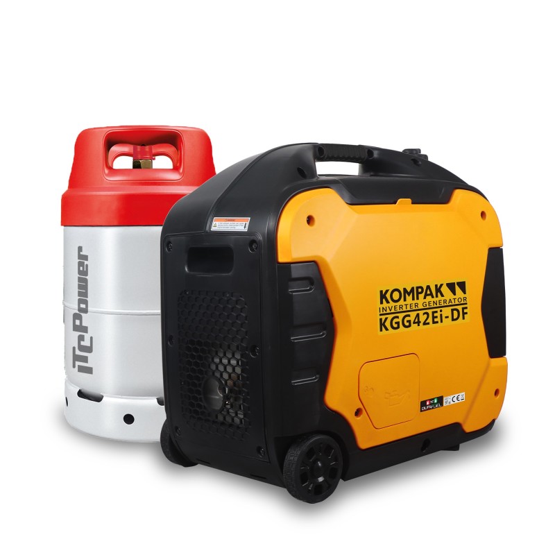 Recambios Generador Inverter Dual Fuel KOMPAK KGG42Ei-DF 4200 W Gasolina - 4000 W LPG
