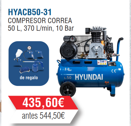 Recambios Compresor 50 L - 3 Hp Monofasico