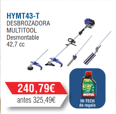 Recambios Desbrozadora Kit Multifunción Hyundai 4 en 1