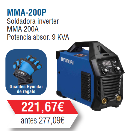 Recambios Soldadora Inverter Hyundai MMA - 200A