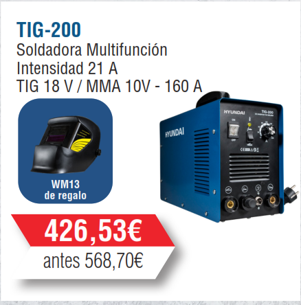 Recambios Soldadora Tig Hyundai - 200A