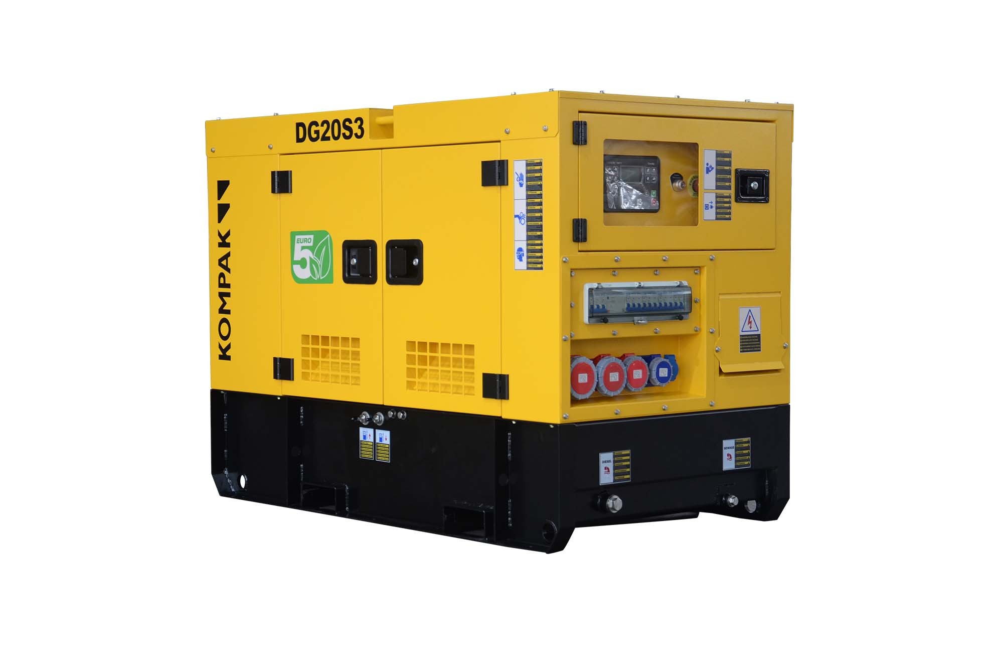 Recambios Generador Kompak Rental 20 kva, 400v Euro 5 - 3000 rpm