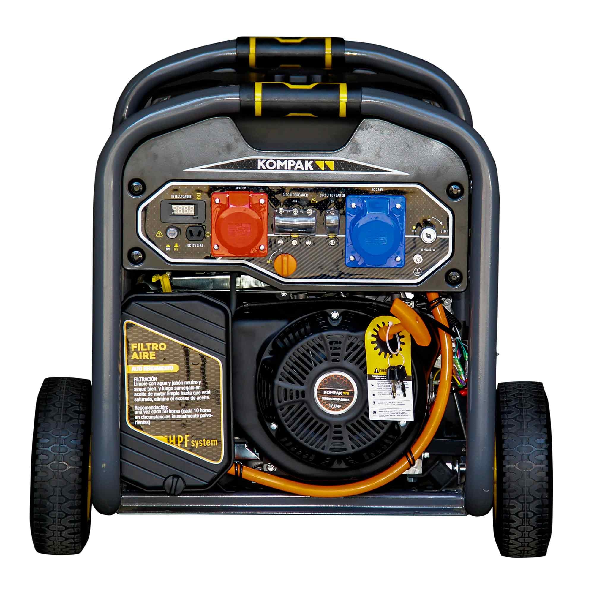 Recambios Generador Dual Fuel KOMPAK K10000TET-DF Full Power - 9 kVA/6.5 kW LPG - 10 kVA/7.2 kW Gasolina